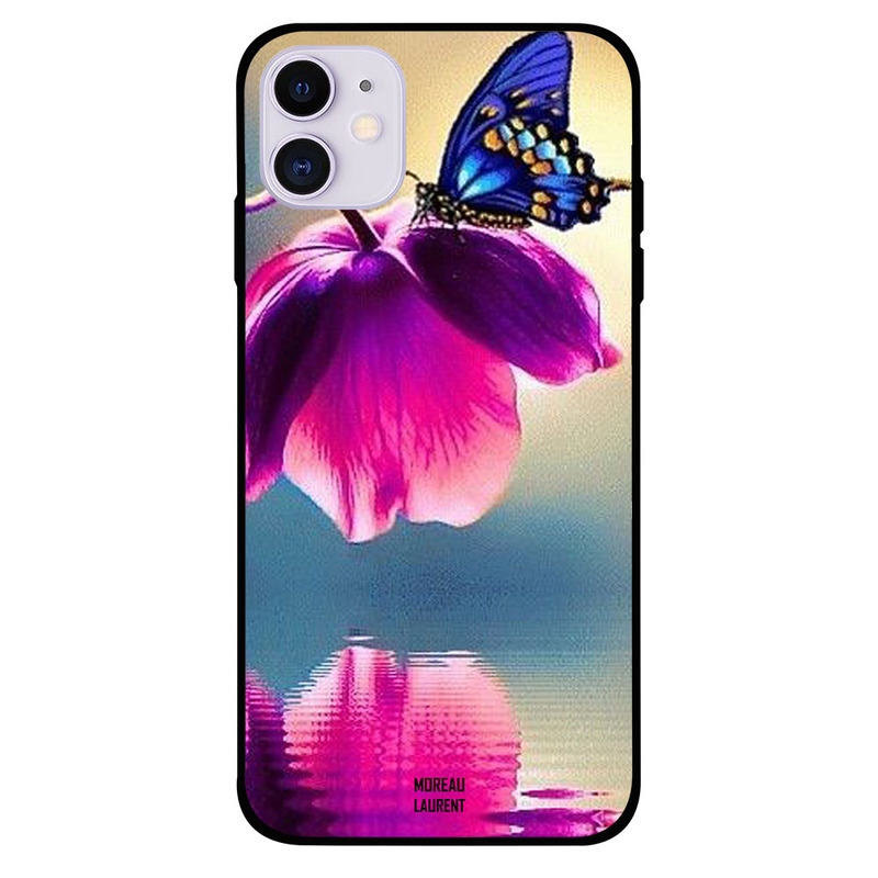 Moreau Laurent Apple iPhone 11 Mobile Phone Back Cover, Blue Butterfly on Purple Flower
Moreau Laurent Apple iPhone 11 Mobile Phone Back Cover, Blue Butterfly on Purple Flower