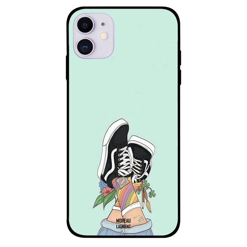Moreau Laurent Apple iPhone 11 Mobile Phone Back Cover, Black and White Canvas Shoes
Moreau Laurent Apple iPhone 11 Mobile Phone Back Cover, Black and White Canvas Shoes