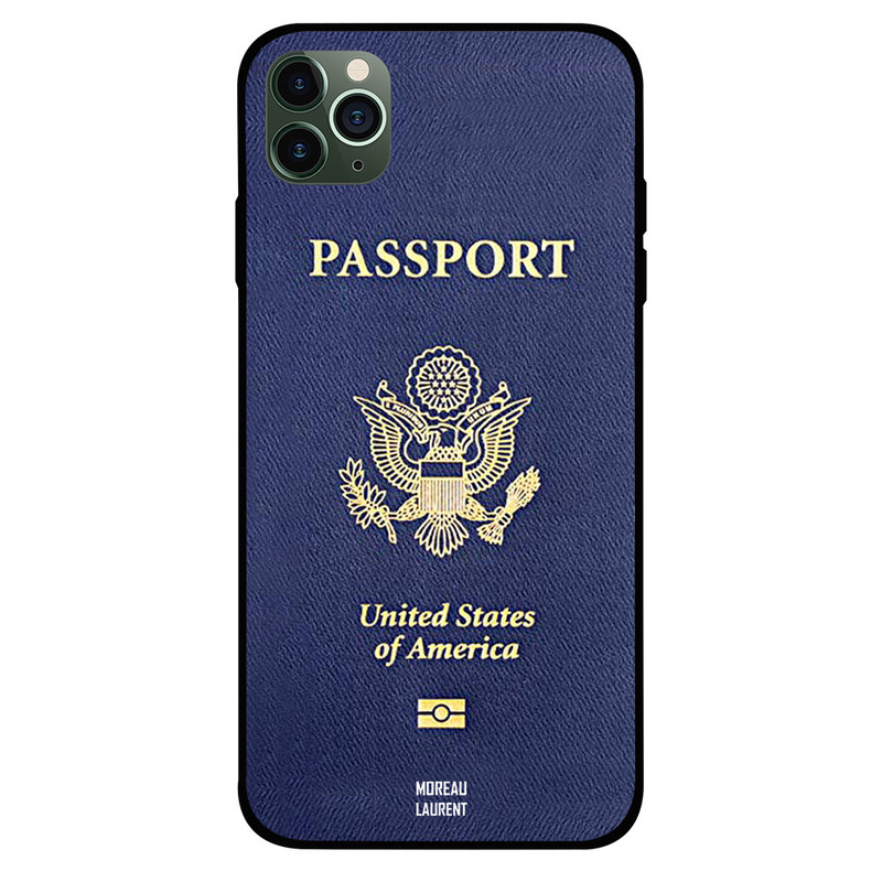 Moreau Laurent Apple iPhone 11 Pro Max Mobile Phone Back Cover, United States of America Passport
Moreau Laurent Apple iPhone 11 Pro Max Mobile Phone Back Cover, United States of America Passport