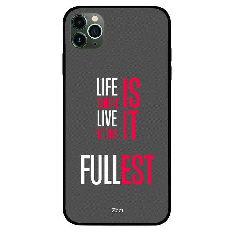 Zoot Apple iPhone 11 Pro Max Mobile Phone Back Cover, Life Is Short Live It To The Fullest
Zoot Apple iPhone 11 Pro Max Mobile Phone Back Cover, Life Is Short Live It To The Fullest