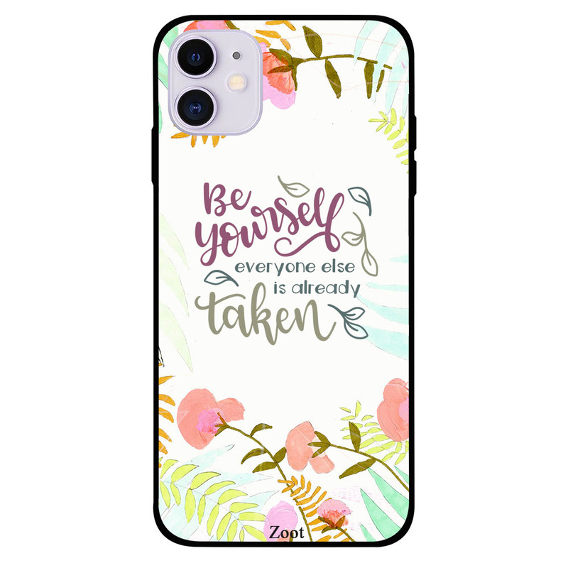 Zoot Apple iPhone 11 Mobile Phone Back Cover, Be Yourself Everyone Else Is Taken
Zoot Apple iPhone 11 Mobile Phone Back Cover, Be Yourself Everyone Else Is Taken