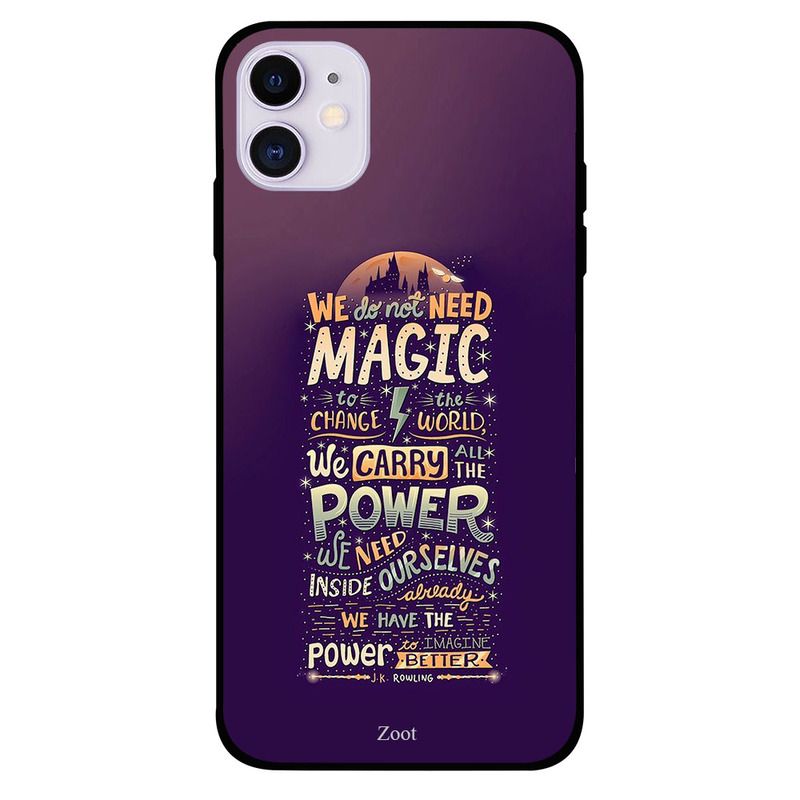 Zoot Apple iPhone 11 Mobile Phone Back Cover, We Do Not Need Magic Power To Change The World
Zoot Apple iPhone 11 Mobile Phone Back Cover, We Do Not Need Magic Power To Change The World