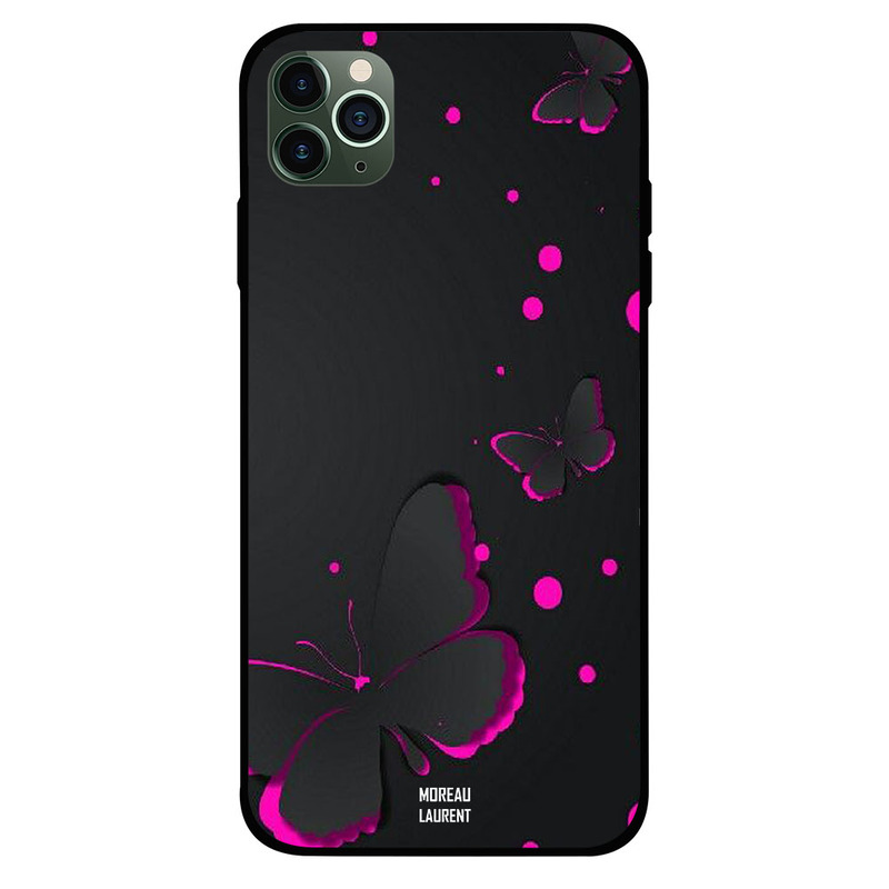Moreau Laurent Apple iPhone 11 Pro Max Mobile Phone Back Cover, Pink and Black Color Butterflies
Moreau Laurent Apple iPhone 11 Pro Max Mobile Phone Back Cover, Pink and Black Color Butterflies