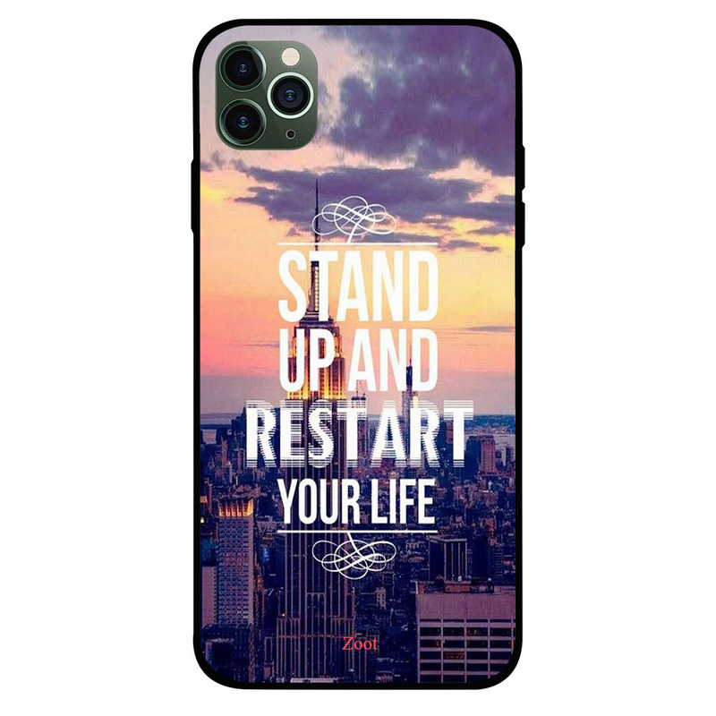 Zoot Apple iPhone 11 Pro Mobile Phone Back Cover, Stand Up And restart Your Life
Zoot Apple iPhone 11 Pro Mobile Phone Back Cover, Stand Up And restart Your Life