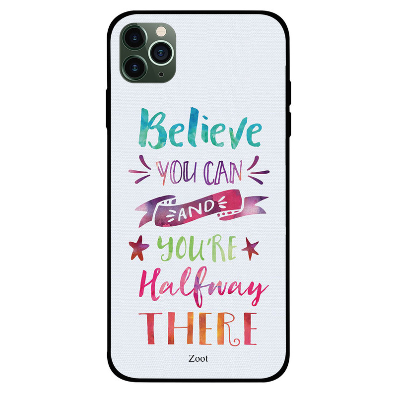 Zoot Apple iPhone 11 Pro Mobile Phone Back Cover, Believe You Can And You Are Halfway There
Zoot Apple iPhone 11 Pro Mobile Phone Back Cover, Believe You Can And You Are Halfway There