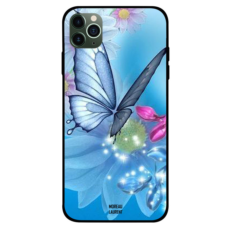 Moreau Laurent Apple iPhone 11 Pro Mobile Phone Back Cover, Grey Blue Butterfly with Flowers
Moreau Laurent Apple iPhone 11 Pro Mobile Phone Back Cover, Grey Blue Butterfly with Flowers
