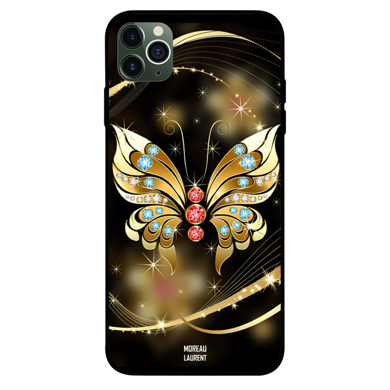 Moreau Laurent Apple iPhone 11 Pro Max Mobile Phone Back Cover, Golden Diamond Butterfly
Moreau Laurent Apple iPhone 11 Pro Max Mobile Phone Back Cover, Golden Diamond Butterfly