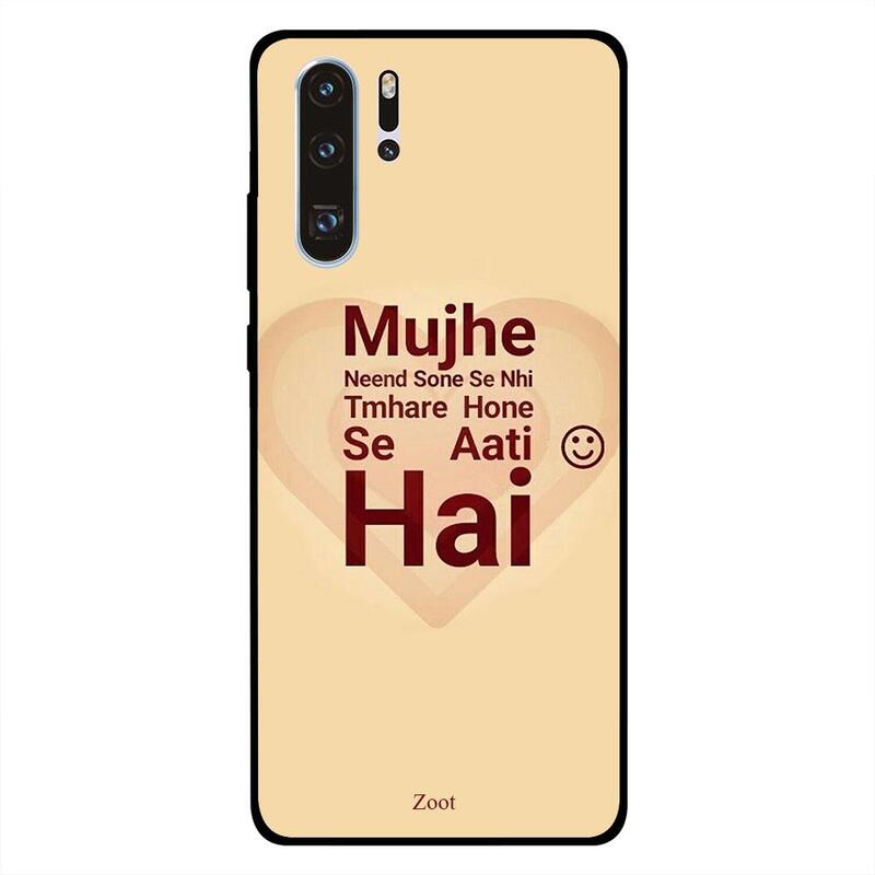 Zoot Huawei P30 Pro Mobile Phone Back Cover, Mujhe Neend Sone Se Nahi Tmhre Hone Se Aati Hai
Zoot Huawei P30 Pro Mobile Phone Back Cover, Mujhe Neend Sone Se Nahi Tmhre Hone Se Aati Hai