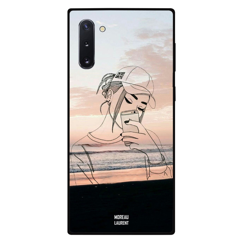 Moreau Laurent Samsung Note 10 Mobile Phone Back Cover, Doodle Cap Girl Making Selfie
Moreau Laurent Samsung Note 10 Mobile Phone Back Cover, Doodle Cap Girl Making Selfie