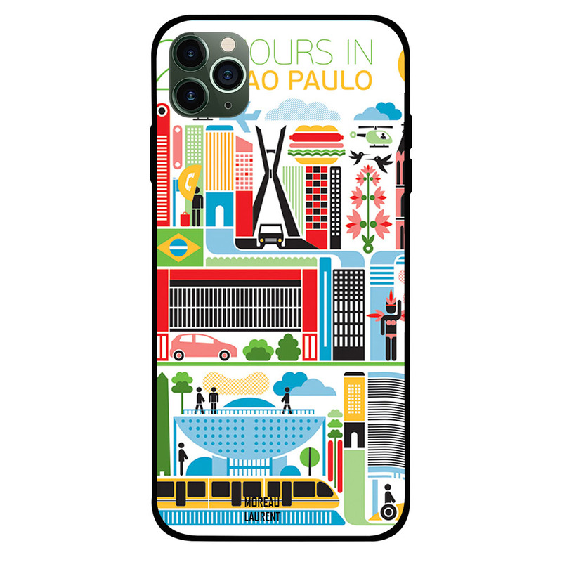 Moreau Laurent Apple iPhone 11 Pro Max Mobile Phone Back Cover, 24 Hours in Sao Paulo
Moreau Laurent Apple iPhone 11 Pro Max Mobile Phone Back Cover, 24 Hours in Sao Paulo