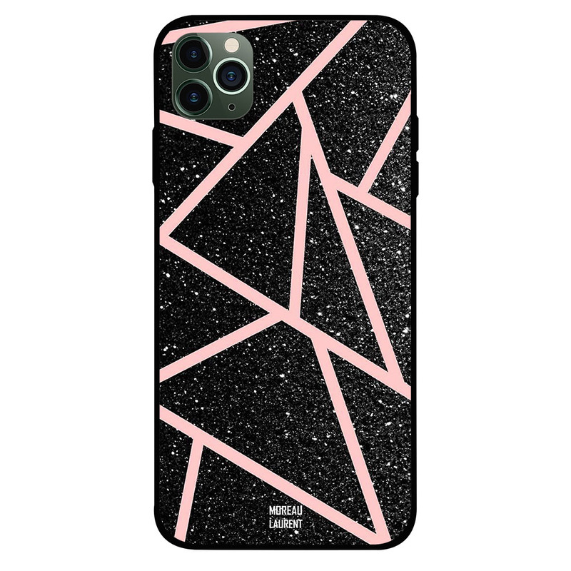 Moreau Laurent Apple iPhone 11 Pro Mobile Phone Back Cover, Black Gliters Light Pink Paths Pattern
Moreau Laurent Apple iPhone 11 Pro Mobile Phone Back Cover, Black Gliters Light Pink Paths Pattern