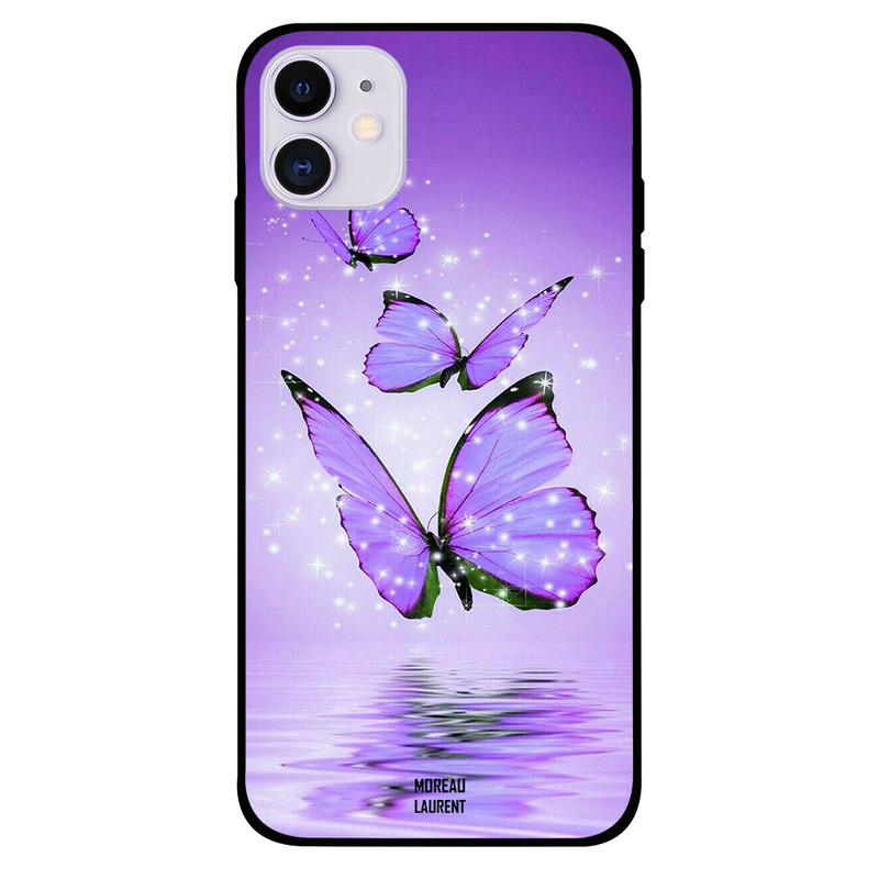 Moreau Laurent Apple iPhone 11 Mobile Phone Back Cover, Purple Butterflies on Water
Moreau Laurent Apple iPhone 11 Mobile Phone Back Cover, Purple Butterflies on Water