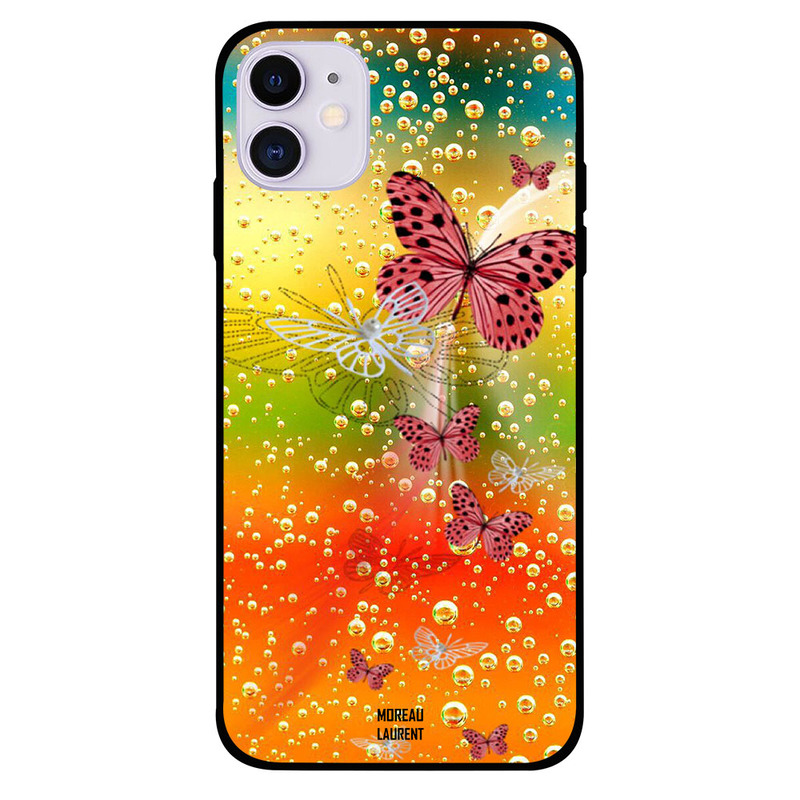 Moreau Laurent Apple iPhone 11 Mobile Phone Back Cover, Bubbles Rainbow Color And Butterflies
Moreau Laurent Apple iPhone 11 Mobile Phone Back Cover, Bubbles Rainbow Color And Butterflies