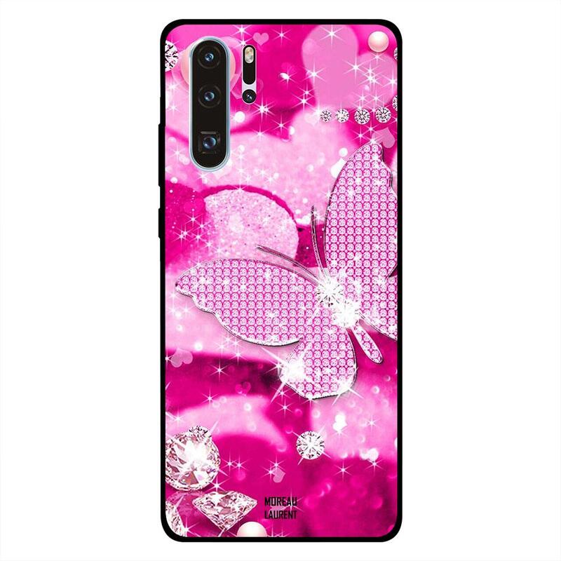 Moreau Laurent Huawei P30 Pro Mobile Phone Back Cover, Diamonds & Pink Butterfly
Moreau Laurent Huawei P30 Pro Mobile Phone Back Cover, Diamonds & Pink Butterfly