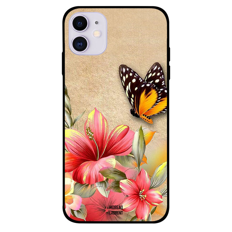 Moreau Laurent Apple iPhone 11 Mobile Phone Back Cover, Brown Butterfly on Flower
Moreau Laurent Apple iPhone 11 Mobile Phone Back Cover, Brown Butterfly on Flower