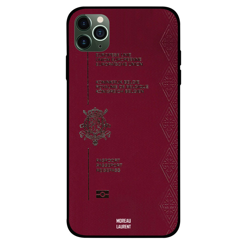 Moreau Laurent Apple iPhone 11 Pro Max Mobile Phone Back Cover, Belgium Passport
Moreau Laurent Apple iPhone 11 Pro Max Mobile Phone Back Cover, Belgium Passport