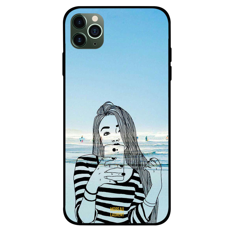 Moreau Laurent Apple iPhone 11 Pro Mobile Phone Back Cover, Doodle Girl At Beach
Moreau Laurent Apple iPhone 11 Pro Mobile Phone Back Cover, Doodle Girl At Beach