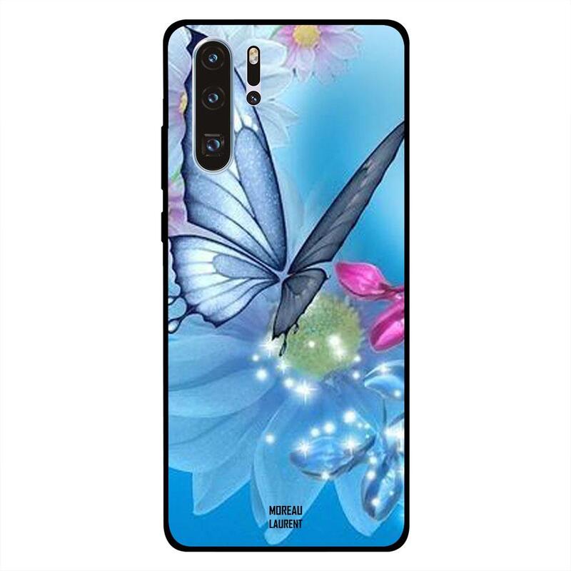 Moreau Laurent Huawei P30 Pro Mobile Phone Back Cover, Grey Blue Butterfly with Flowers
Moreau Laurent Huawei P30 Pro Mobile Phone Back Cover, Grey Blue Butterfly with Flowers