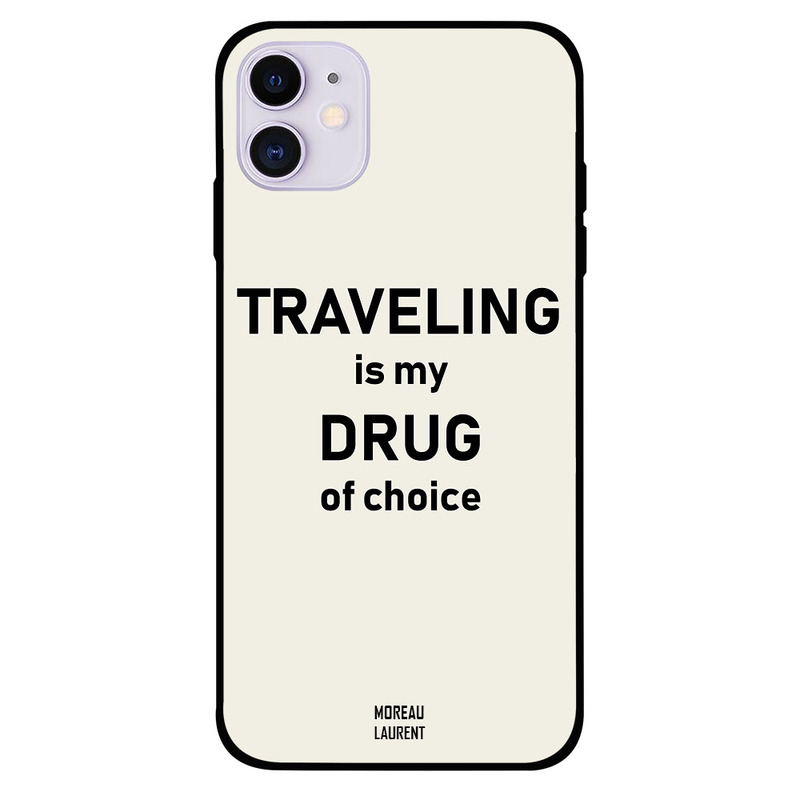 Moreau Laurent Apple iPhone 11 Mobile Phone Back Cover, Traveling Is My Drug of Choice
Moreau Laurent Apple iPhone 11 Mobile Phone Back Cover, Traveling Is My Drug of Choice