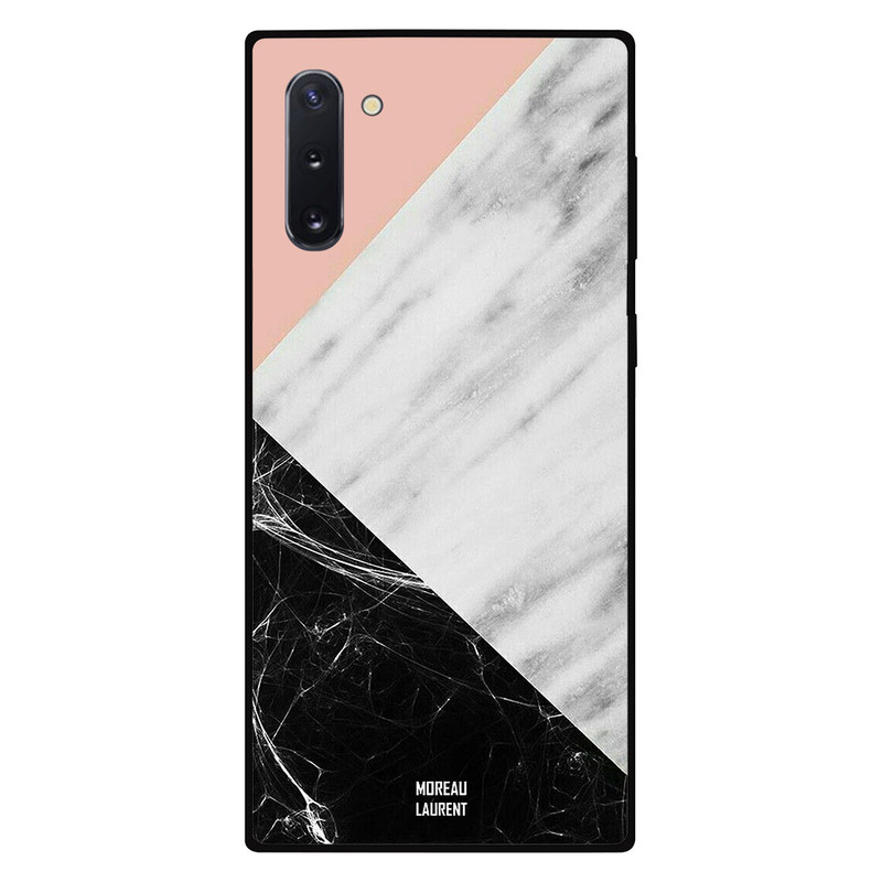 Moreau Laurent Samsung Note 10 Mobile Phone Back Cover, Black White Marble & Ligh Pink Plain Pattern
Moreau Laurent Samsung Note 10 Mobile Phone Back Cover, Black White Marble & Ligh Pink Plain Pattern
