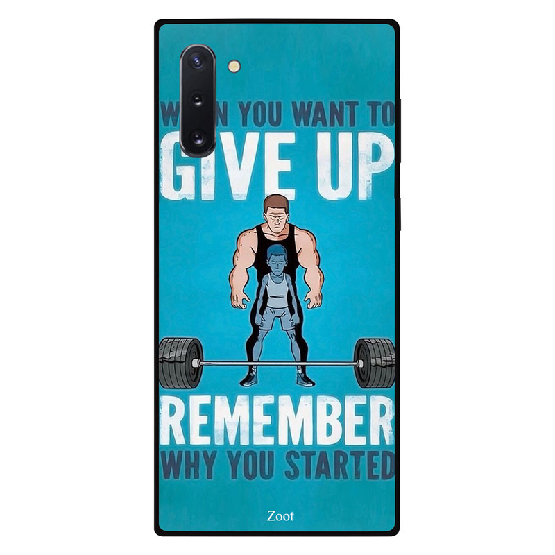 Zoot Samsung Note 10 Mobile Phone Back Cover, When You Want To Give Up Get Started
Zoot Samsung Note 10 Mobile Phone Back Cover, When You Want To Give Up Get Started