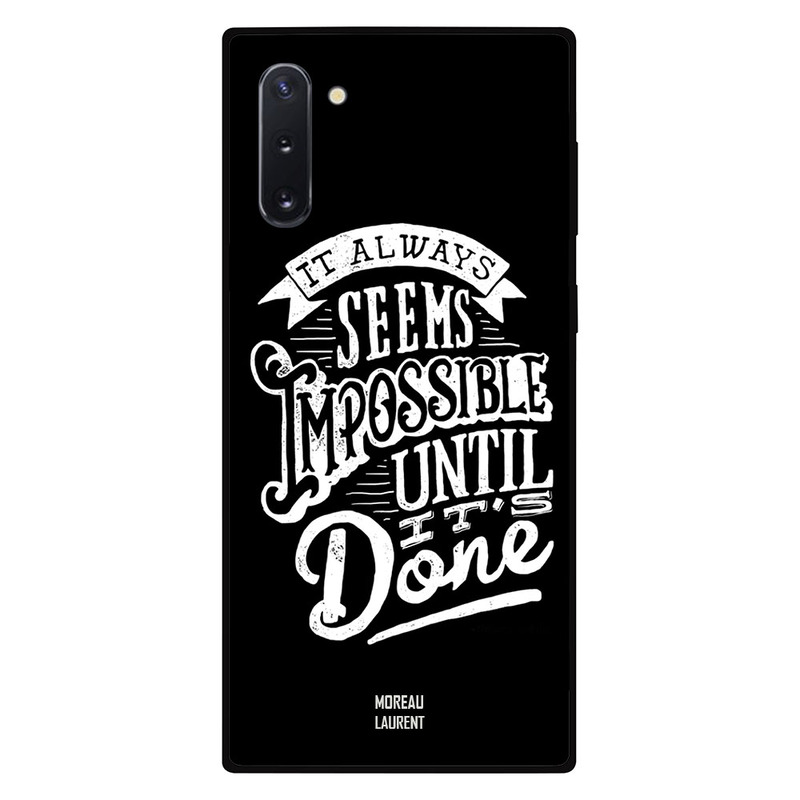 Moreau Laurent Samsung Note 10 Mobile Phone Back Cover, It Always Seems Impossible Until It's Done
Moreau Laurent Samsung Note 10 Mobile Phone Back Cover, It Always Seems Impossible Until It's Done