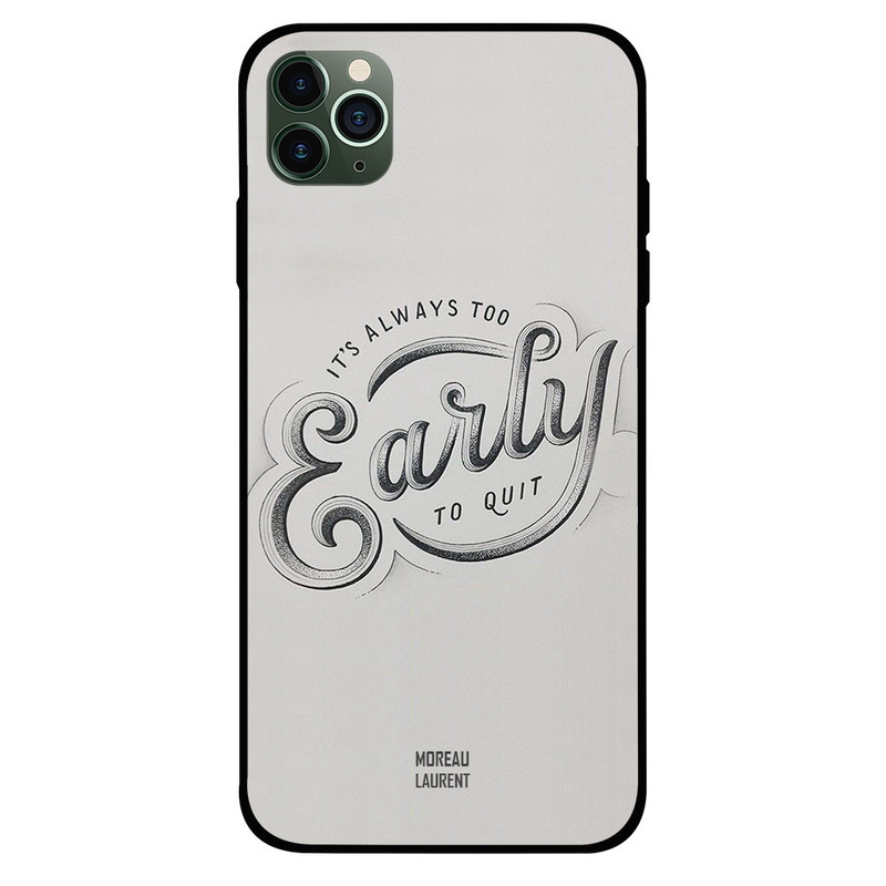 Moreau Laurent Apple iPhone 11 Pro Max Mobile Phone Back Cover, It's Always Too Early To Quit
Moreau Laurent Apple iPhone 11 Pro Max Mobile Phone Back Cover, It's Always Too Early To Quit
