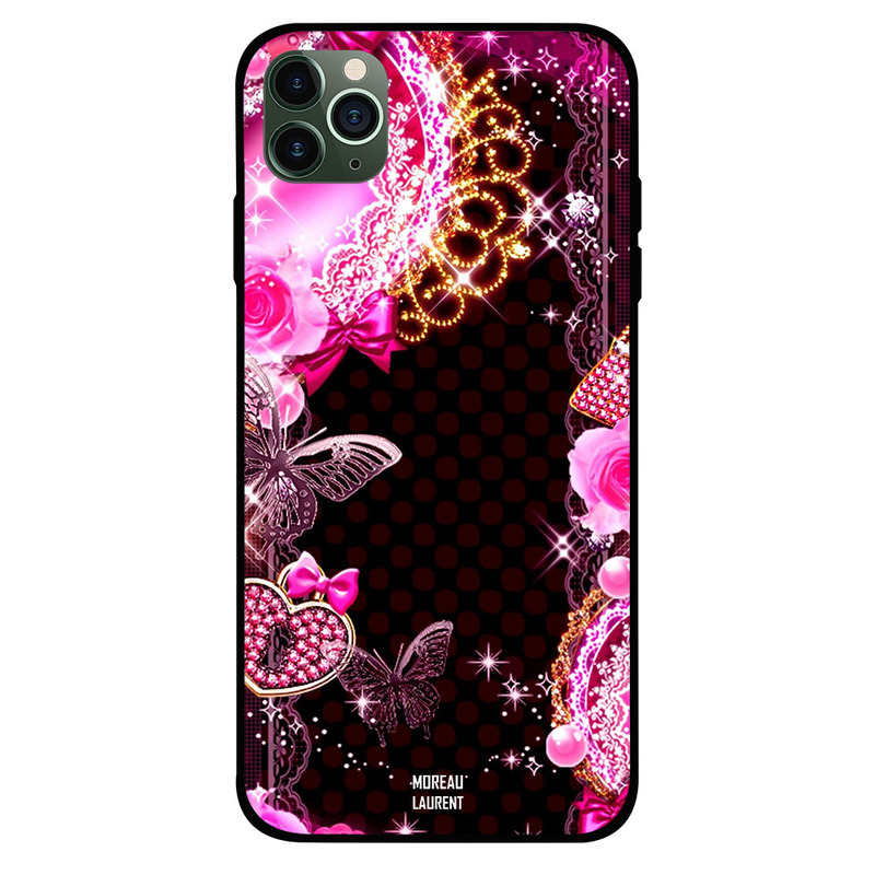 Moreau Laurent Apple iPhone 11 Pro Mobile Phone Back Cover, Love Pink Butterflies
Moreau Laurent Apple iPhone 11 Pro Mobile Phone Back Cover, Love Pink Butterflies