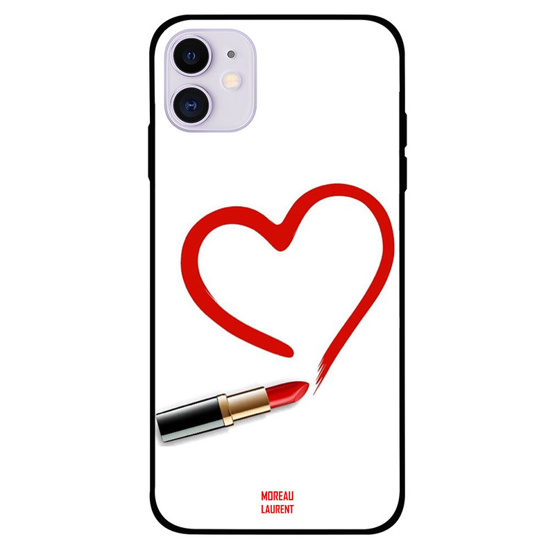 Moreau Laurent Apple iPhone 11 Mobile Phone Back Cover, Draw Heart with Lipstick
Moreau Laurent Apple iPhone 11 Mobile Phone Back Cover, Draw Heart with Lipstick