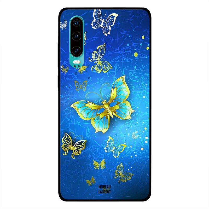 Moreau Laurent Huawei P30 Mobile Phone Back Cover, Golden Border Blue Butterflies
Moreau Laurent Huawei P30 Mobile Phone Back Cover, Golden Border Blue Butterflies
