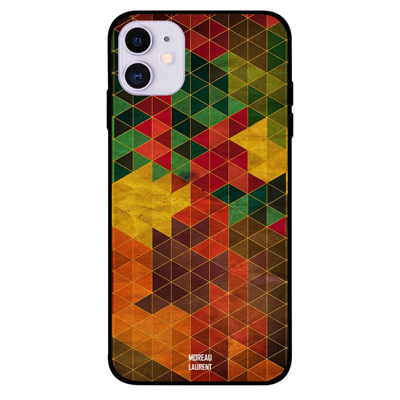 Moreau Laurent Apple iPhone 11 Mobile Phone Back Cover, Multi Dark Color Tringale Shapes Pattern
Moreau Laurent Apple iPhone 11 Mobile Phone Back Cover, Multi Dark Color Tringale Shapes Pattern