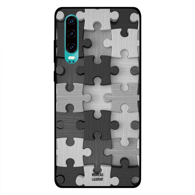 Moreau Laurent Huawei P30 Mobile Phone Back Cover, Black & White Wooden Puzzle Toy Pattern
Moreau Laurent Huawei P30 Mobile Phone Back Cover, Black & White Wooden Puzzle Toy Pattern