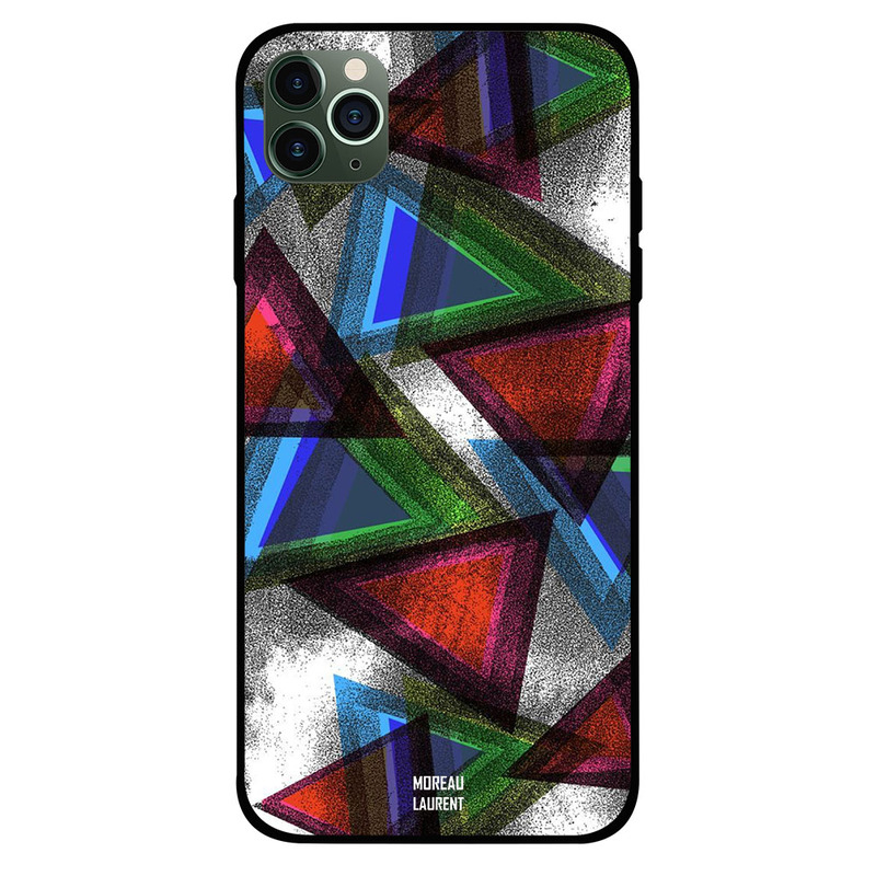 Moreau Laurent Apple iPhone 11 Pro Mobile Phone Back Cover, Multi Color Triangles Pattern
Moreau Laurent Apple iPhone 11 Pro Mobile Phone Back Cover, Multi Color Triangles Pattern