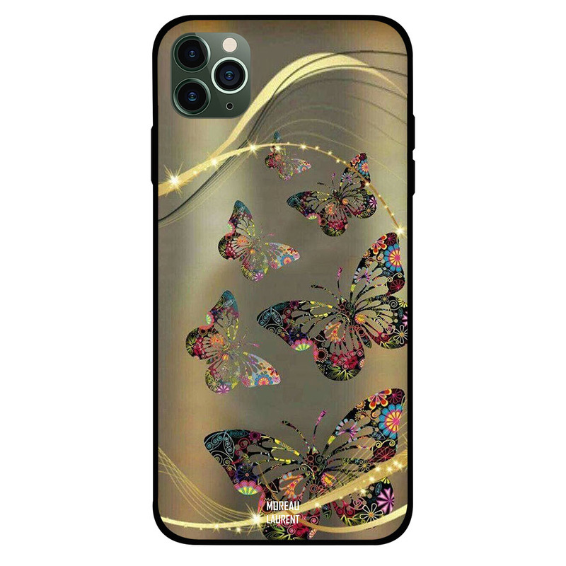 Moreau Laurent Apple iPhone 11 Pro Max Mobile Phone Back Cover, Lighting Colorful Butterflies
Moreau Laurent Apple iPhone 11 Pro Max Mobile Phone Back Cover, Lighting Colorful Butterflies