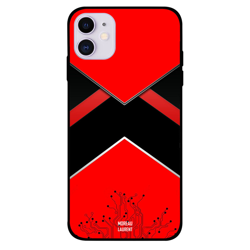 Moreau Laurent Apple iPhone 11 Mobile Phone Back Cover, Connetors Red & Black Pattern
Moreau Laurent Apple iPhone 11 Mobile Phone Back Cover, Connetors Red & Black Pattern