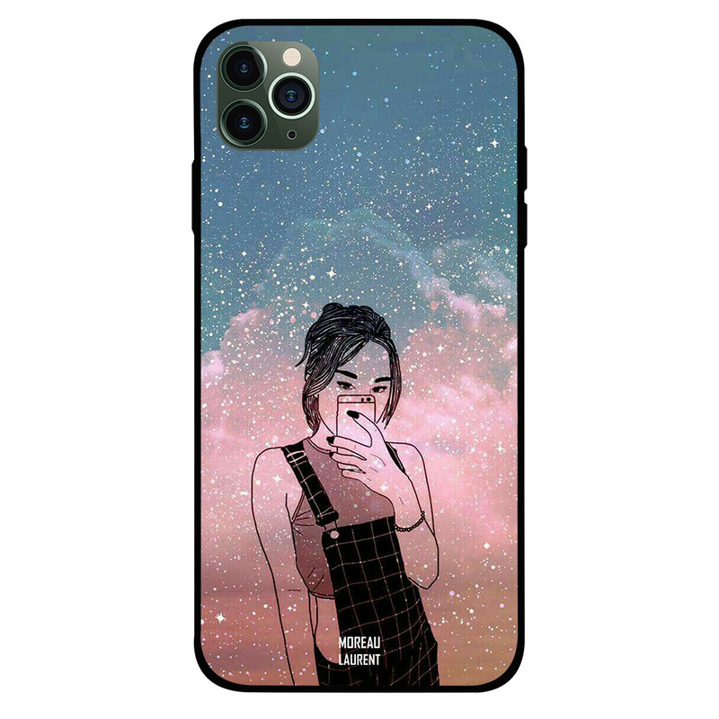 Moreau Laurent Apple iPhone 11 Pro Max Mobile Phone Back Cover, Doodle Girl Making Selfie
Moreau Laurent Apple iPhone 11 Pro Max Mobile Phone Back Cover, Doodle Girl Making Selfie