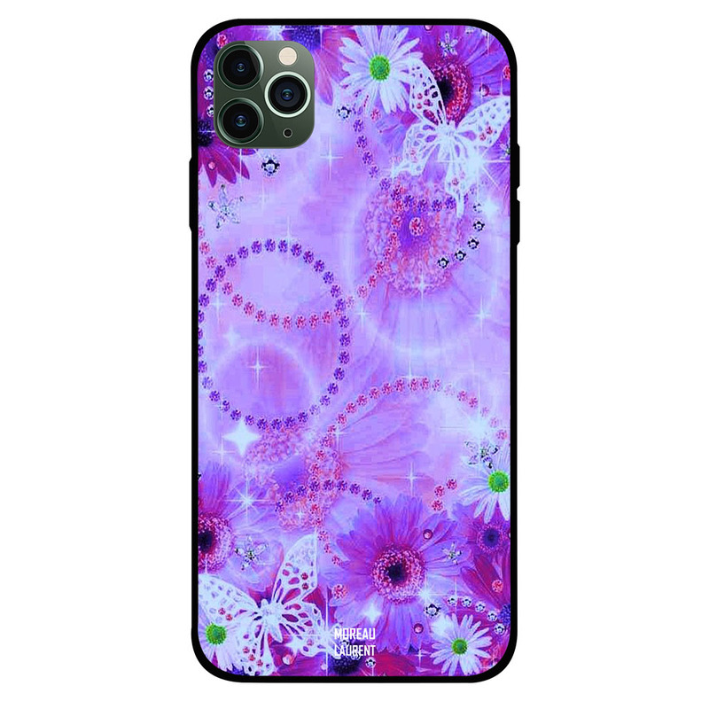 Moreau Laurent Apple iPhone 11 Pro Mobile Phone Back Cover, White Butterflies on Purple Floral
Moreau Laurent Apple iPhone 11 Pro Mobile Phone Back Cover, White Butterflies on Purple Floral