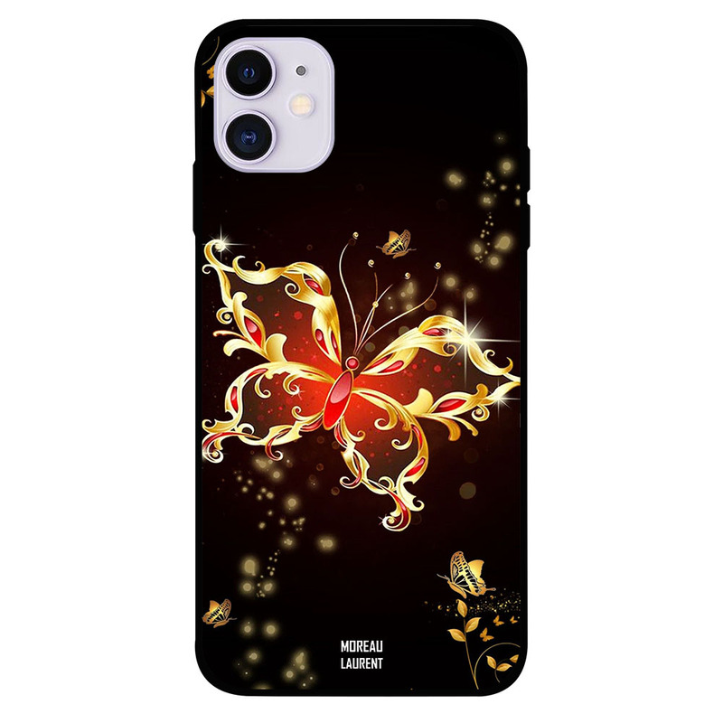 Moreau Laurent Apple iPhone 11 Mobile Phone Back Cover, Golden And Red Butterfly
Moreau Laurent Apple iPhone 11 Mobile Phone Back Cover, Golden And Red Butterfly
