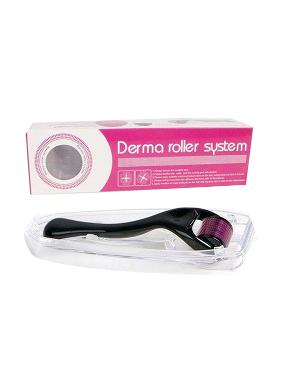 Pilot Club Derma Roller for Skin Rejuvenation and Acne Scar Treatment, 2mm, Black/Pink
Pilot Club Derma Roller for Skin Rejuvenation and Acne Scar Treatment, 2mm, Black/Pink
