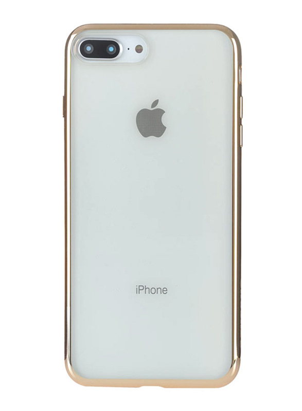 Tucano Apple iPhone7 Plus/8 Plus Elektro Flex Ultra Slim Silicone Mobile Phone Case Cover, Gold Edge/Clear Black
Tucano Apple iPhone7 Plus/8 Plus Elektro Flex Ultra Slim Silicone Mobile Phone Case Cover, Gold Edge/Clear Black