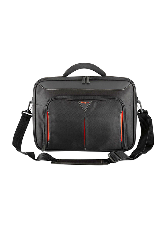 Targus Classic 14-inch Premium Protective Clamshell Messenger Laptop Bag with Handles, Black/Red
Targus Classic 14-inch Premium Protective Clamshell Messenger Laptop Bag with Handles, Black/Red