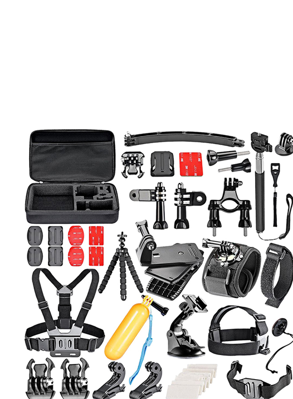 Ozone GoPro Hero 4/7/6/5/SJCAM/Yi Action Camera 50 in 1 Sport Action Camera Accessory Kit, Black
Ozone GoPro Hero 4/7/6/5/SJCAM/Yi Action Camera 50 in 1 Sport Action Camera Accessory Kit, Black