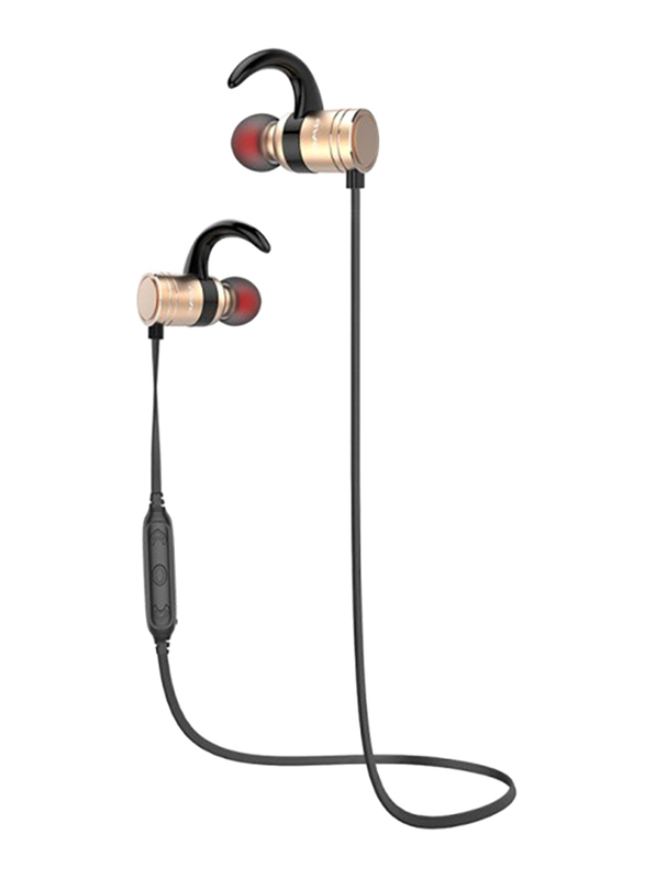 Awei AK7 IPX4 Wireless Bluetooth In-Ear Earphone with Intelligent Magnetic Control Headphones with Mic, Gold
Awei AK7 IPX4 Wireless Bluetooth In-Ear Earphone with Intelligent Magnetic Control Headphones with Mic, Gold