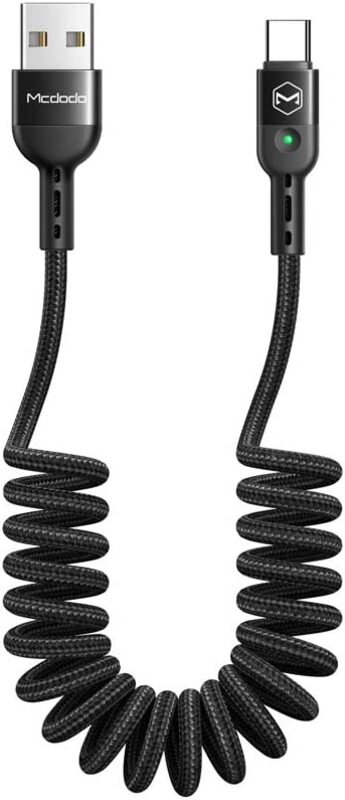 Mcdodo 6-Feet Charge and Data Sync Cable, USB Type A to USB Type-C for Smartphones/Tablets, Black
Mcdodo 6-Feet Charge and Data Sync Cable, USB Type A to USB Type-C for Smartphones/Tablets, Black