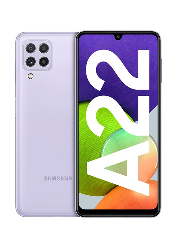 Samsung Galaxy A22 64GB Violet, 4GB RAM, 4G LTE, Dual Sim Smartphone, Middle East Version
Samsung Galaxy A22 64GB Violet, 4GB RAM, 4G LTE, Dual Sim Smartphone, Middle East Version