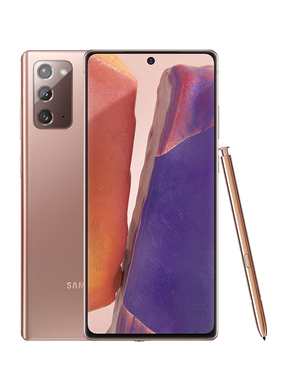 Samsung Galaxy Note20 256GB Mystic Bronze, 8GB RAM, 5G, Dual Sim Smartphone, UAE Version
Samsung Galaxy Note20 256GB Mystic Bronze, 8GB RAM, 5G, Dual Sim Smartphone, UAE Version