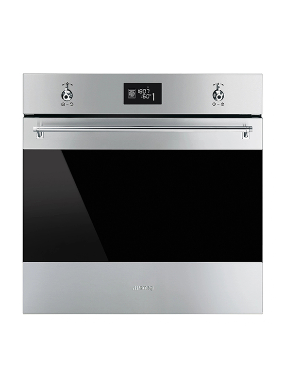 Smeg 70L Built in Stainless Steel Electric Oven, 3000W, SFP6390XE, Black/Silver
Smeg 70L Built in Stainless Steel Electric Oven, 3000W, SFP6390XE, Black/Silver