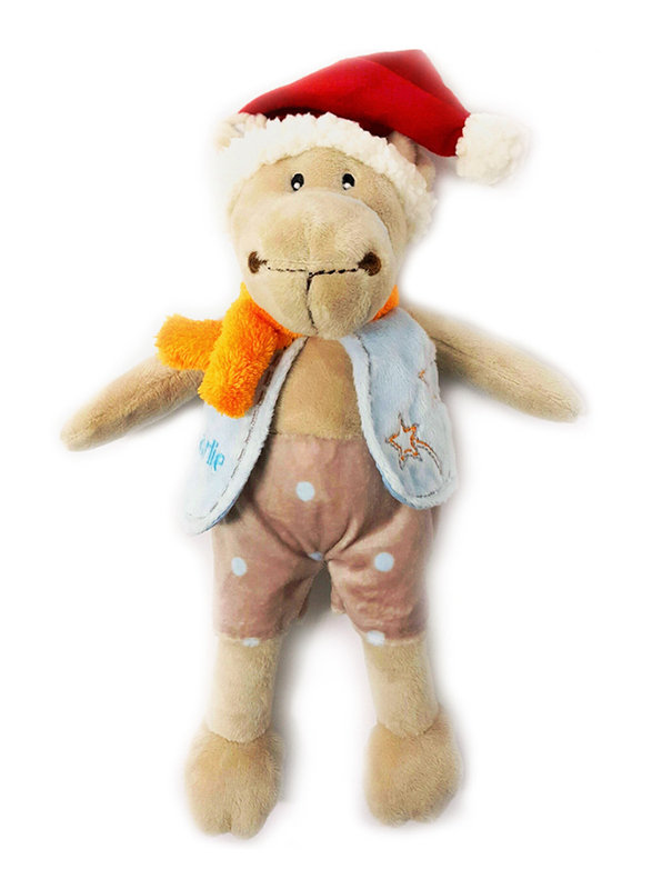 Caravaan Charlie Dressed Camel Plush Toy with Santa Hat, 28cm, Beige/Blue, Ages 3+
Caravaan Charlie Dressed Camel Plush Toy with Santa Hat, 28cm, Beige/Blue, Ages 3+