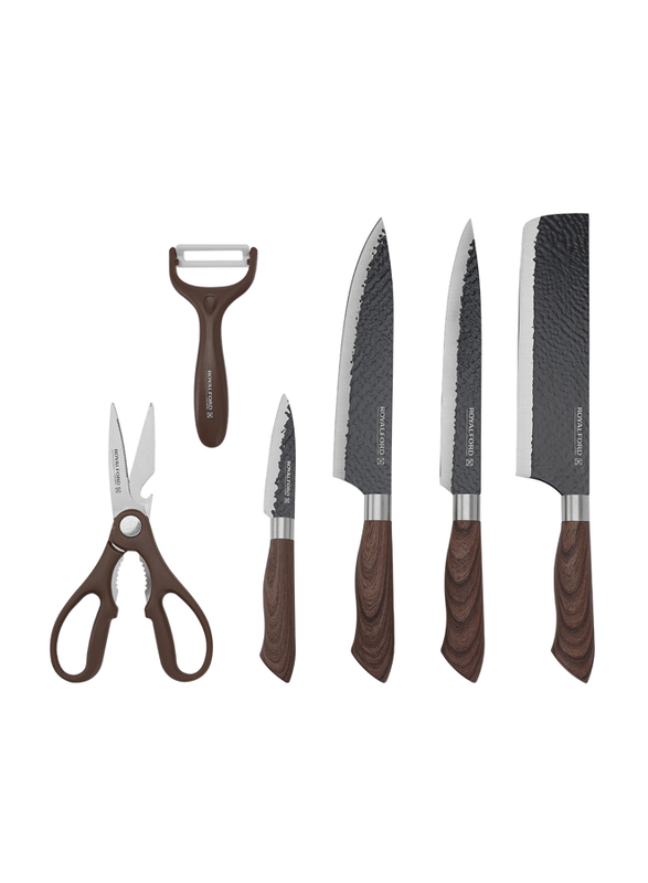 Royalford 6-Piece Kitchen Knife Set with Non-Stick Coating, RF10462, Multicolour
Royalford 6-Piece Kitchen Knife Set with Non-Stick Coating, RF10462, Multicolour