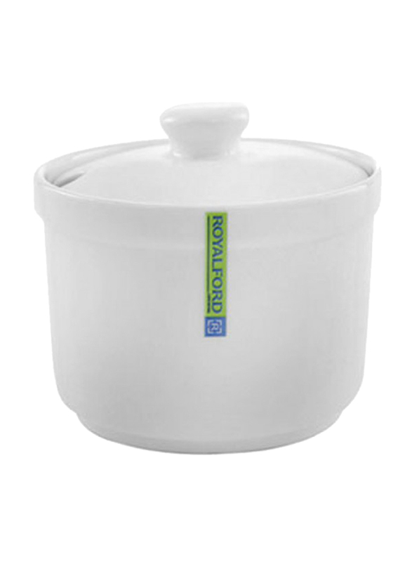 RoyalFord 3.5-inch Porcelain Magnesia Round Serving Bowl with Lid, RF8004, White
RoyalFord 3.5-inch Porcelain Magnesia Round Serving Bowl with Lid, RF8004, White